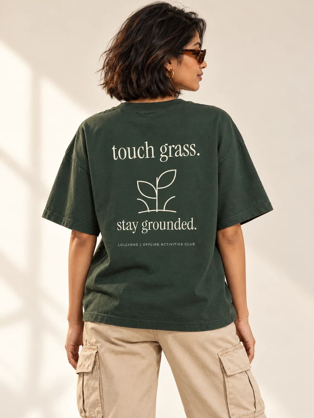 Touch grass. Stay grounded. alternate view